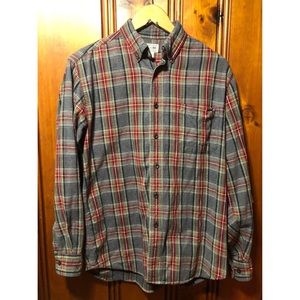 L.L. Bean flannel button up men’s shirt. SMALL